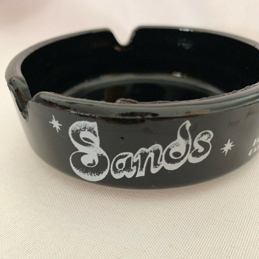 Vintage Black Sands Reno Ceramic Trinket Holder